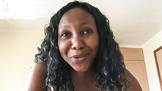 Black MILF Unknowingly Walks In for Backroom Casting