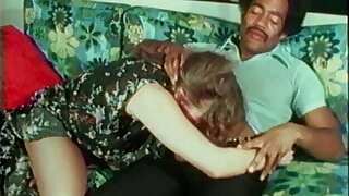 Dirty chick fucked and face creamed by white and black dudes