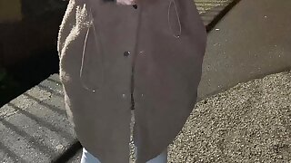 Offered cigarettes to flash and piss on streets