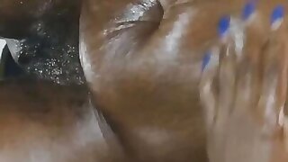Fun at The Gloryhole with a Mature Ebony Milf
