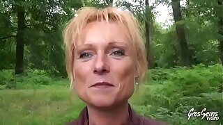Russian milf fucked in a gangbang