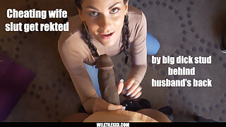 Cheating Slut MILF Aria Khaide gets wrecked by stud's BBC