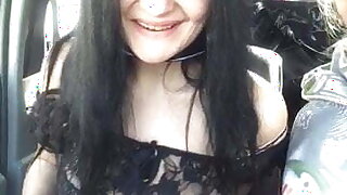 Fuck bitch in the car