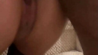Squirting All Over The Stairs