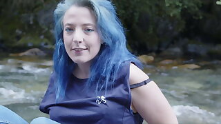 Exhibitionism and facial cumshot in the French Pyrenee mountains